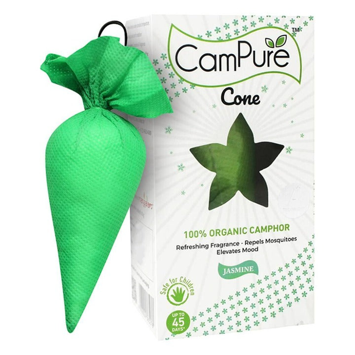 CamPure Jasmine Camphor Cone Air Freshener 60 g