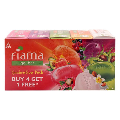 Fiama Multivariant Gel Bar 125 g (Buy 4 Get 1 Free)