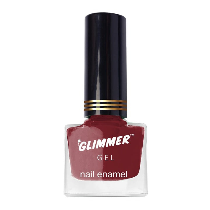 Glimmer Gel Nail Enamel, Very Berry (10P) 9 ml