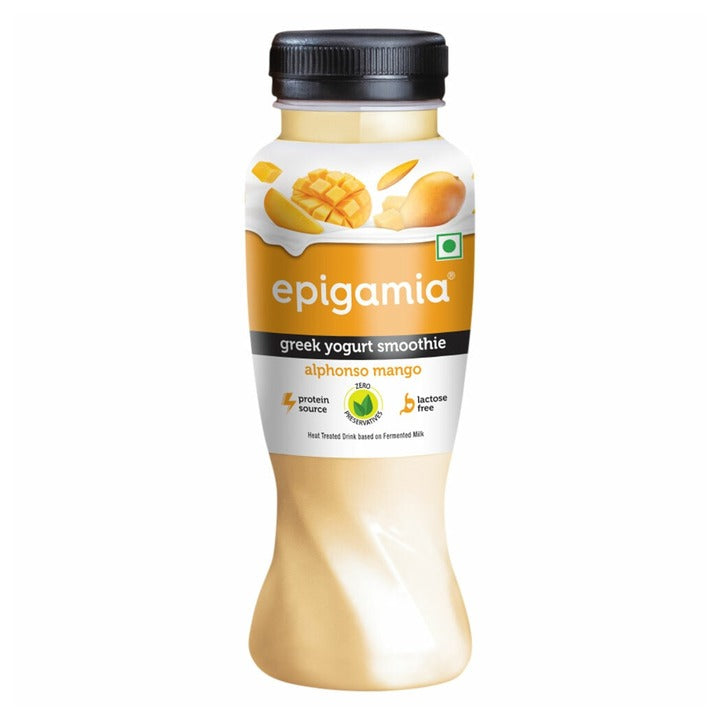 Epigamia Alphonso Mango Greek Yogurt Smoothie 180 ml