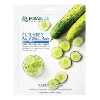 Mirabelle Korea Cucumber Fairness Facial Mask 25 ml