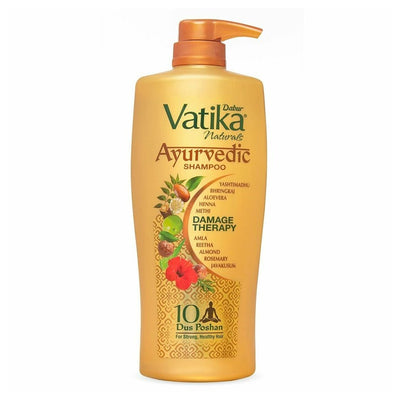 Dabur Vatika Natural Damage Therapy Ayurvedic Shampoo 640 ml