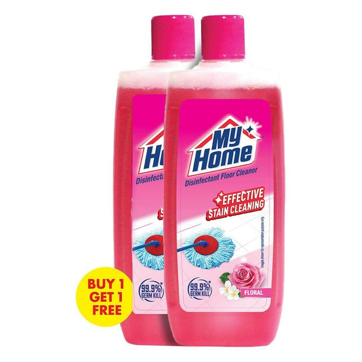 My Home Mopz Floral Fresh Disinfectant Surface Cleaner 500 ml (Buy 1 Get 1 Free)