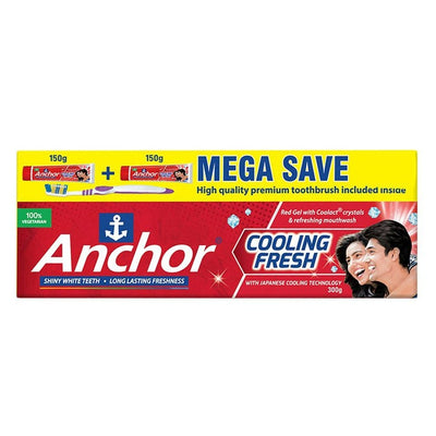 Anchor Cooling Fresh Gel Tooth Paste 150 g + 150 g
