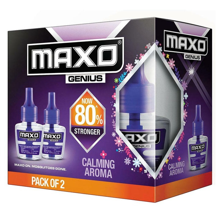 Maxo Genius Mosquito Repellent Refill 45 ml (Pack of 2)