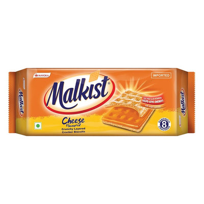 Mayora Malkist Cheese Flavoured Cracker Biscuits 144 g
