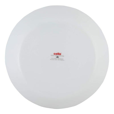 Cello White Opalware Zarah Plate 25.4 cm