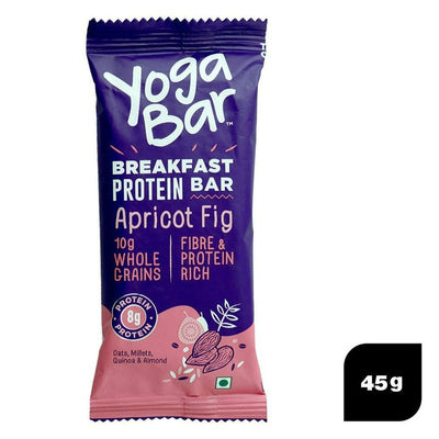 Yogabar Apricot Fig Protein Bar 45 g