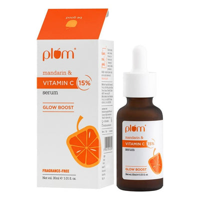 Plum Mandarin and 15% Vitamin C Glow Boost Face Serum 30 ml