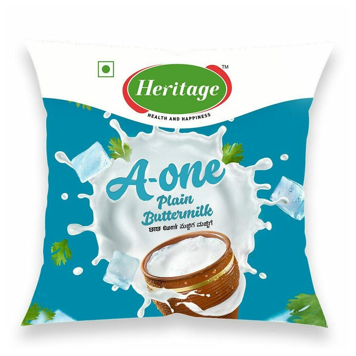 Heritage A One Plain Butter Milk 450 ml