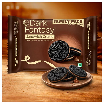Sunfeast Dark Fantasy Chocolate Creme Biscuit 237 g