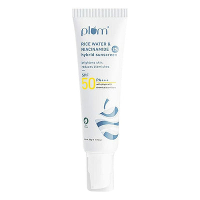 Plum Rice Water&Niacinamide 2% SPF 50 Hybrid Sun Screen 50 g