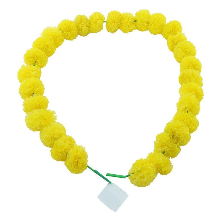 Flower Toran Single Colour Yellow