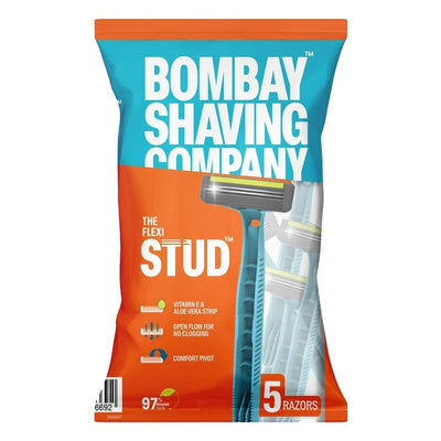 Bombay Shaving Company Flexi Stud Disposable Razor Pack of 5