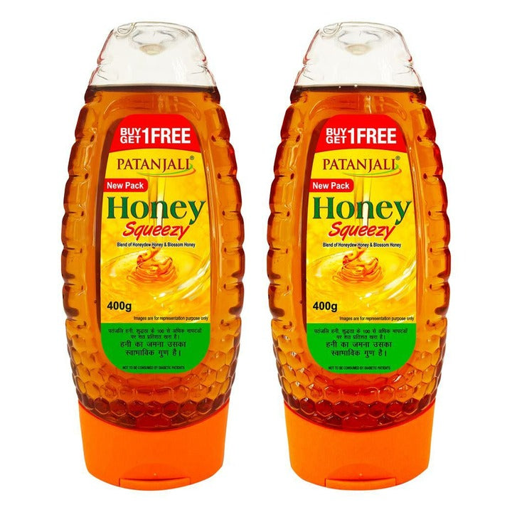 Patanjali Honey Squeezy 1+1 Combo 400 g (Bottle)