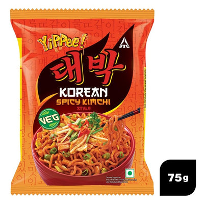 Yippee Spicy Kimchi Veg Korean Noodles 75 g