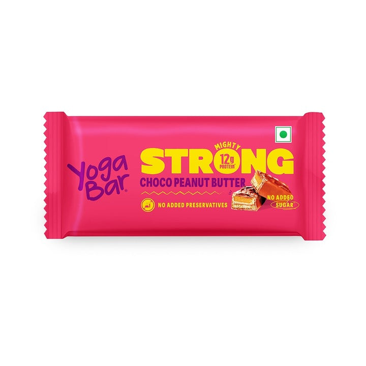 Yogabar Strong Choco Peanut Butter Bar 50g