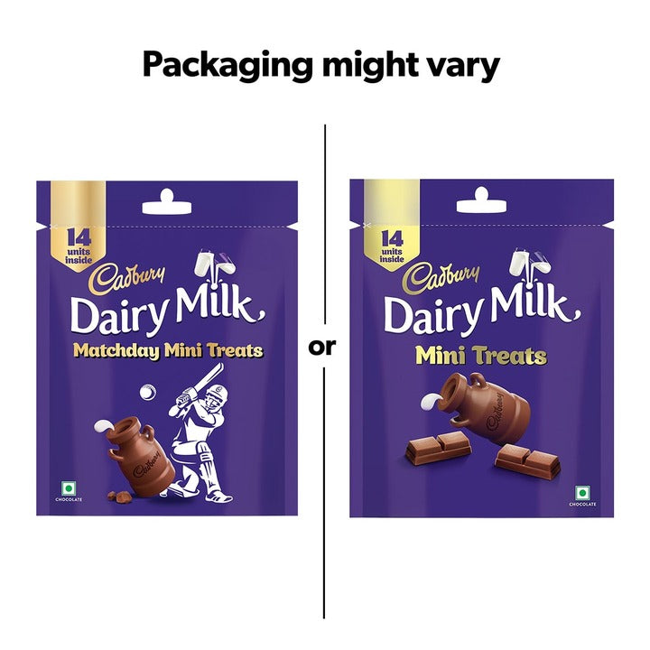 Cadbury Dairy Milk Mini Treats Chocolate Pack 98 g