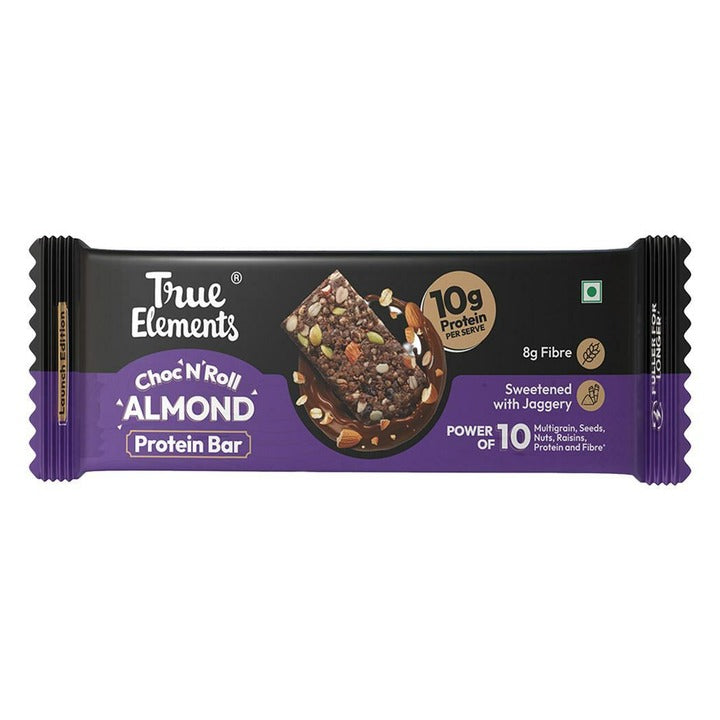True Elements Choc & Roll Almond Protein Bar 50 g