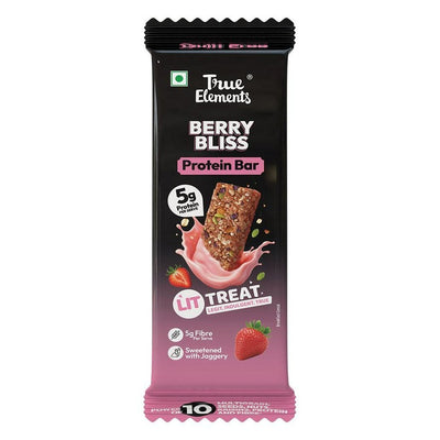 True Elements Berry Bliss Protein Bar 40 g