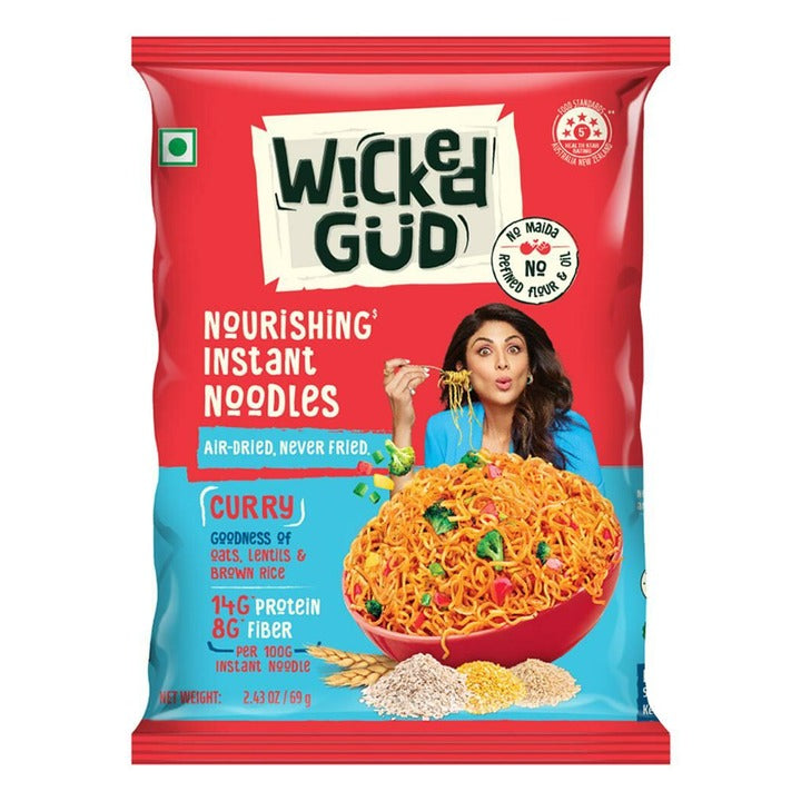 WickedGud Curry Instant Noodles 69 g