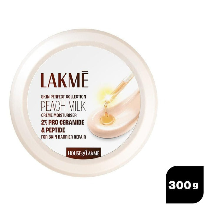 Lakme 2% Pro Ceramide&Peptide Peach Cream Moisturizer 300 g
