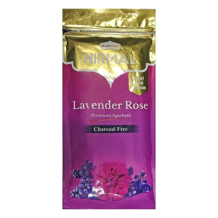 Shubhkart Nirmal Lavender Rose Premium Agarbatti Zip Lock 150 g