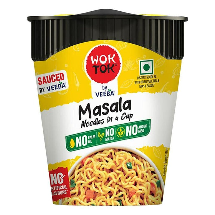 Wok Tok Masala Instant Cup Noodles 92.5 g