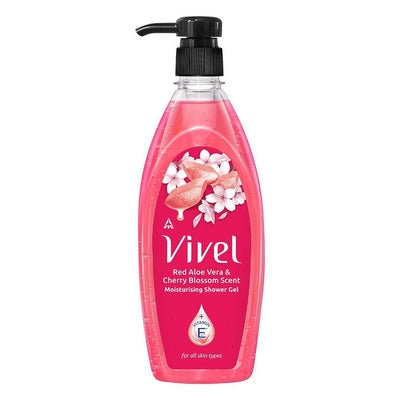 Vivel Red Aloevera & Cherry Blossom Scent Shower Gel 500 ml