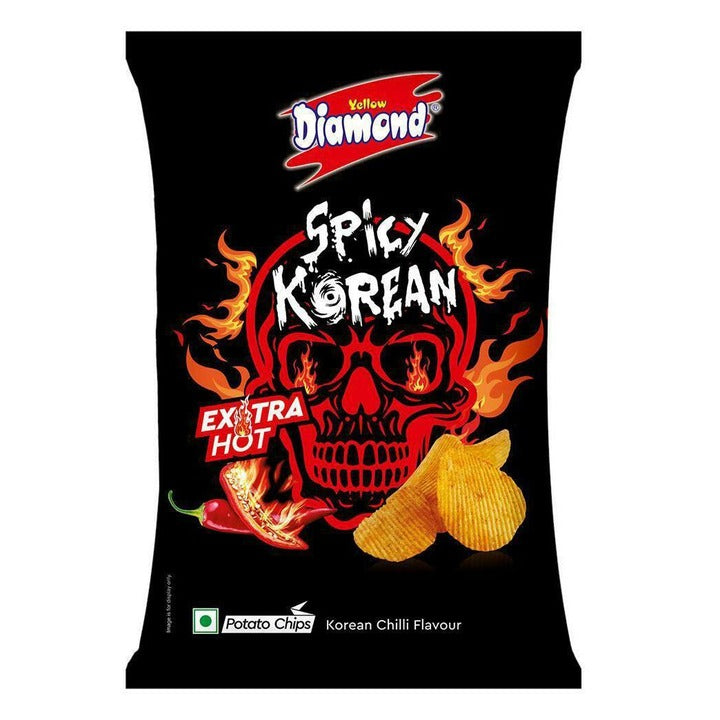 Yellow Diamond Korean Chilli Potato Chips 75 g