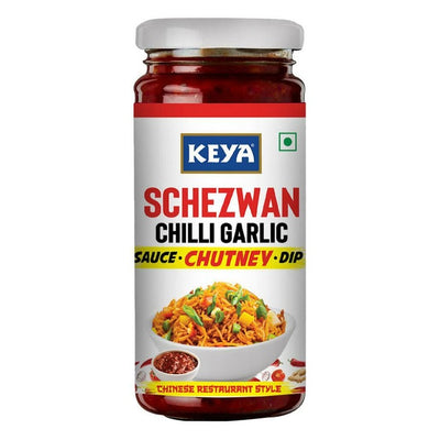 Keya Schezwan Chilli Garlic Chutney 250 g