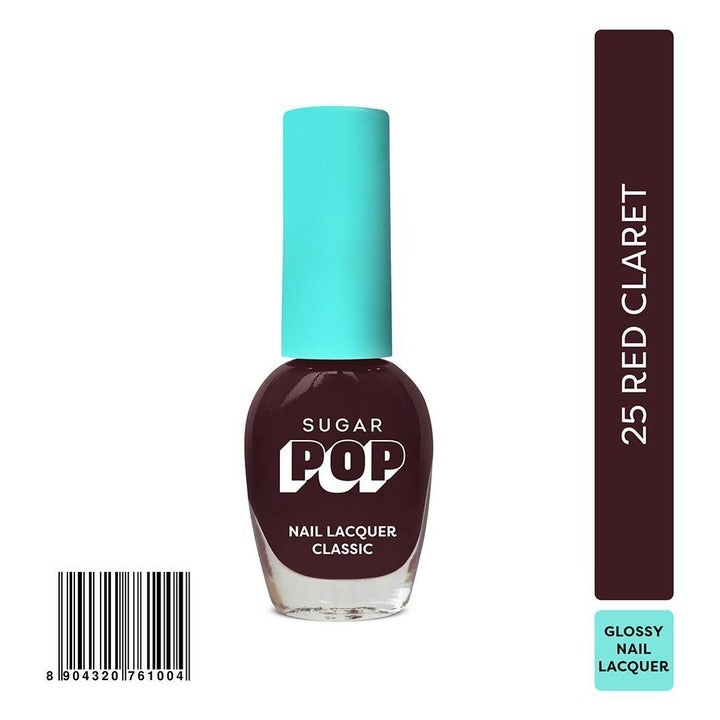 Sugar Pop Nail Lacquer 25 Red Claret 7 ml