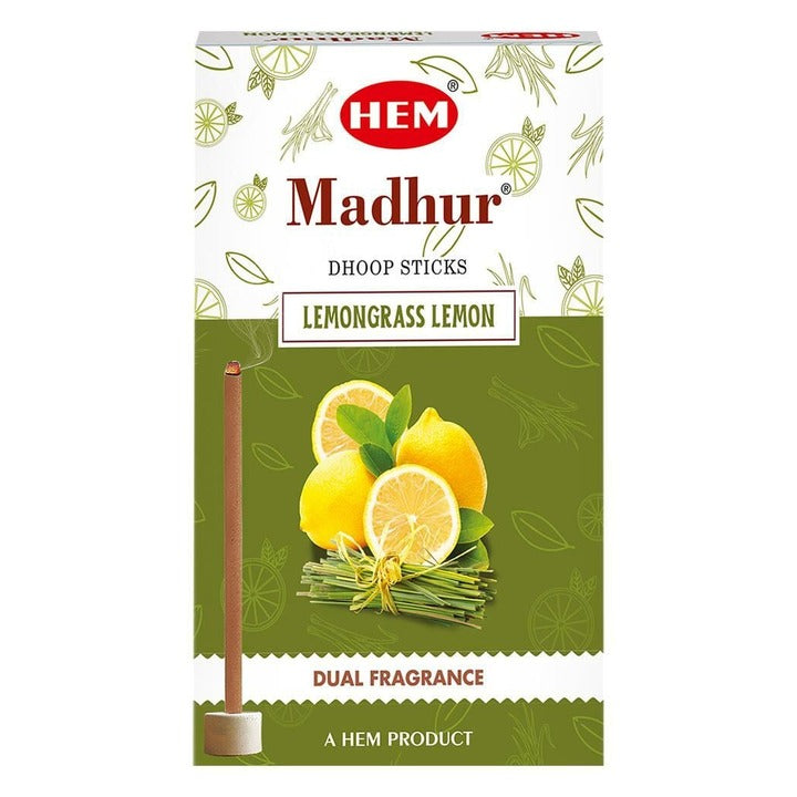 Hem Madhur Lemongrass & Lemon Dhoop Sticks 60 g
