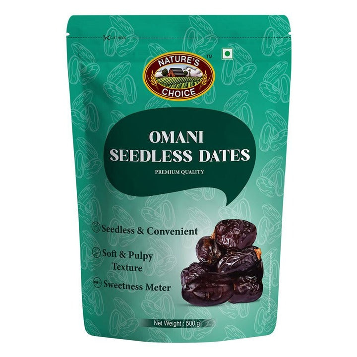 Nature's Choice Omani Seedless Dates 500 g