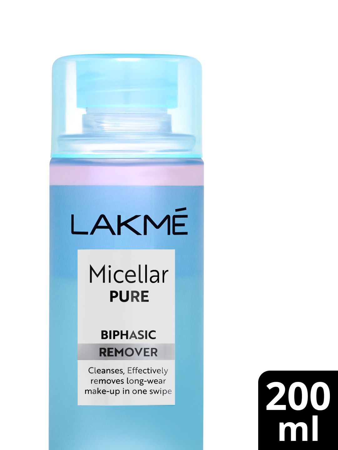 Lakme Micellar Pure Bi-Phasic Remover for Makeup Removal - 200ml