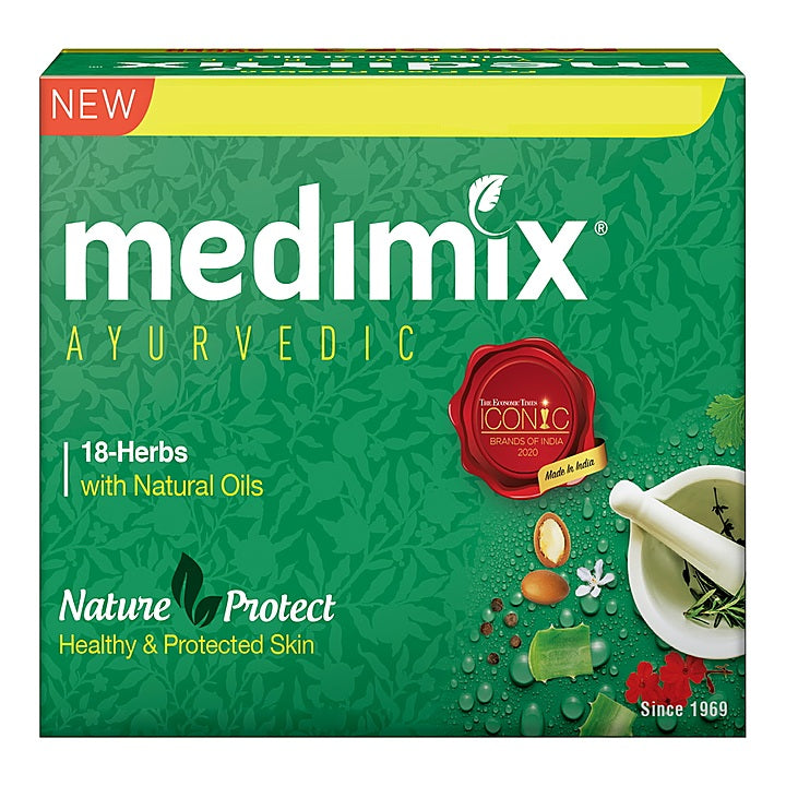 Medimix Ayurvedic Classic 18 Herbs Soap : 3x125 g