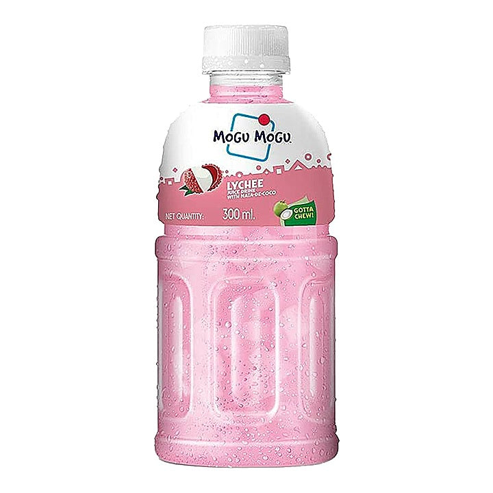 Mogu Mogu Lychee Juice Drink with Nata De Coco : 300 ml