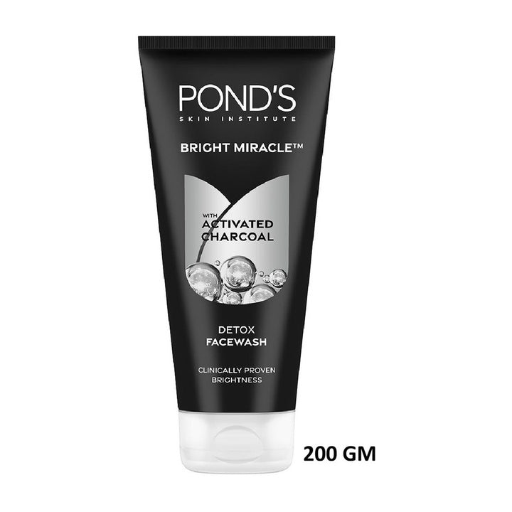 POND's Bright Miracle Detox Charcoal Face Wash (200 g)