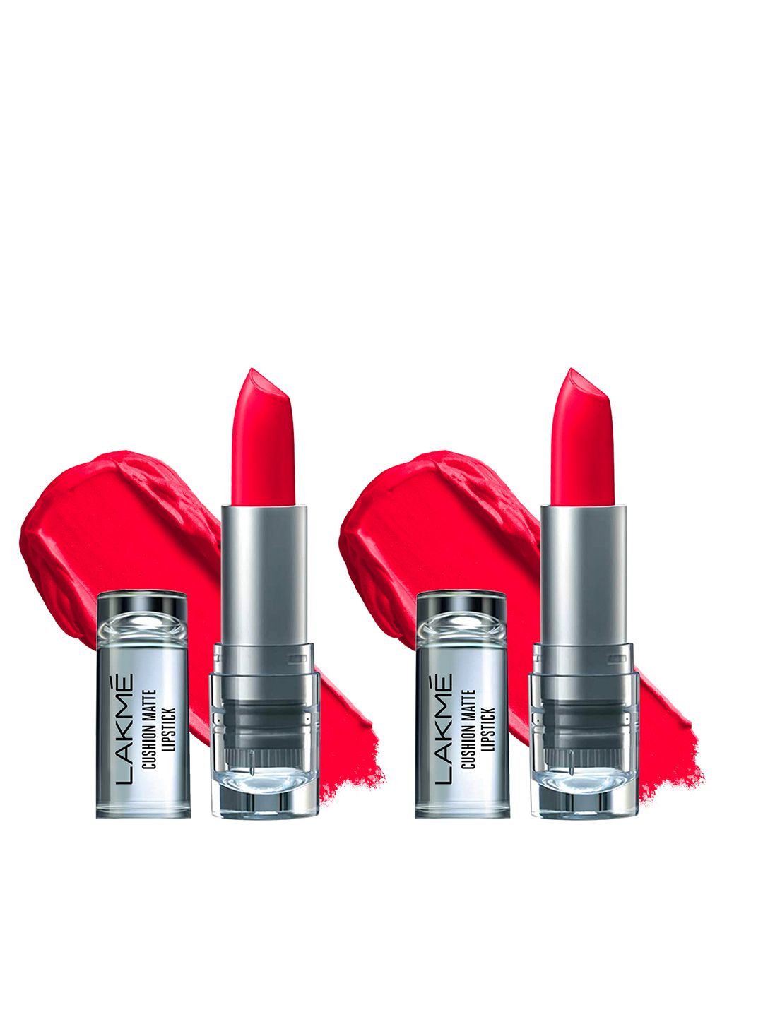 Lakme Set of 2 Forever Matte Long Lasting Lipstick - 4.5g - Pink Passion