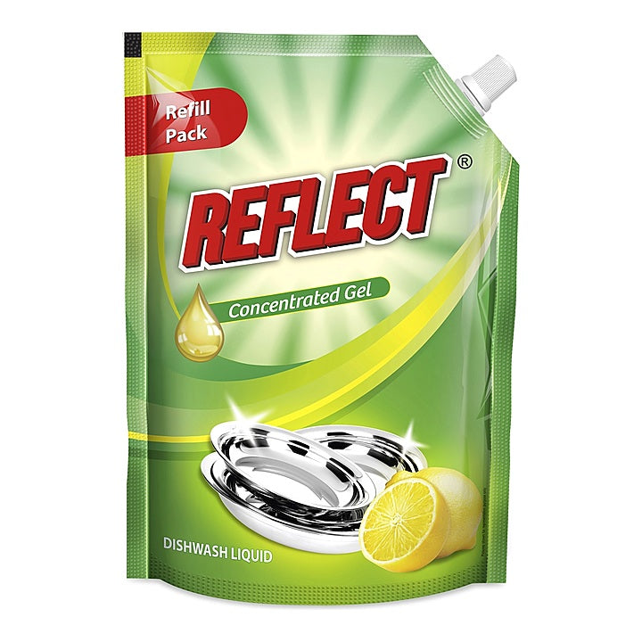 Reflect Concentrated Gel Dishwash Liquid Refill (Pouch) : 1 L
