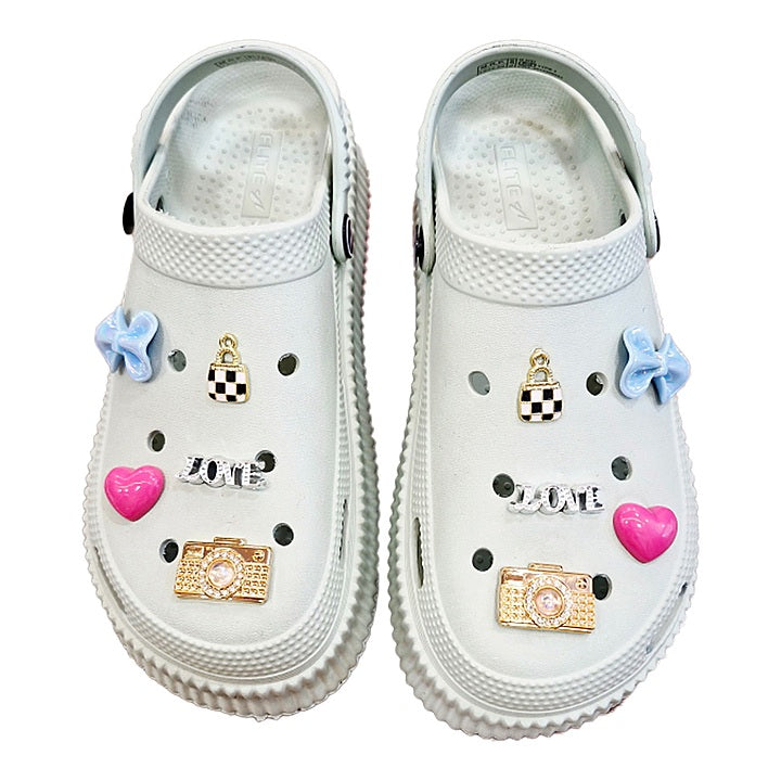 Relaxo Flite FL 2061 Ladies Clogs (P. Aqua) : Size 7