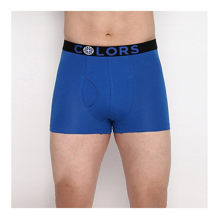 Rupa Frontline Colours Men's Trunk - 90 cm (L) - Blue & Black : 2 Piece