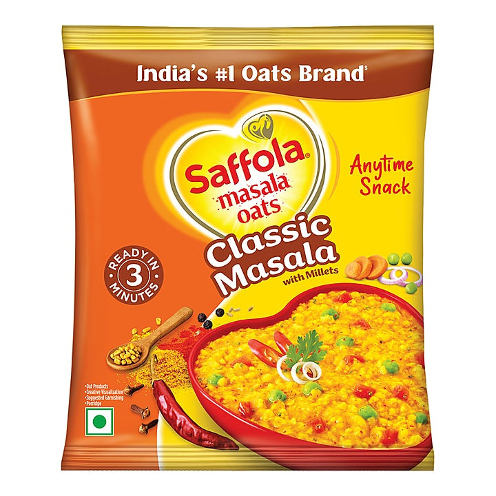 Saffola Masala Oats Classic : 38 g