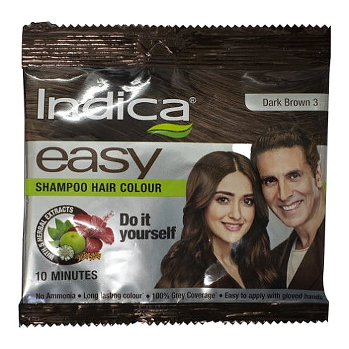 Indica Easy Dark Brown Hair Colour 25 ml