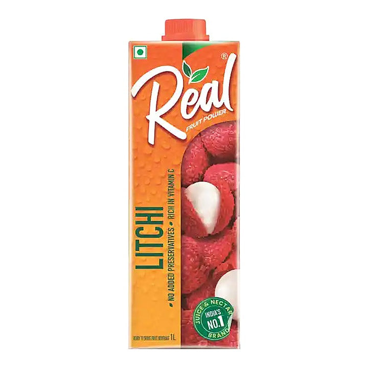 Real Litchi Nectar Tetrapak 1 ltr