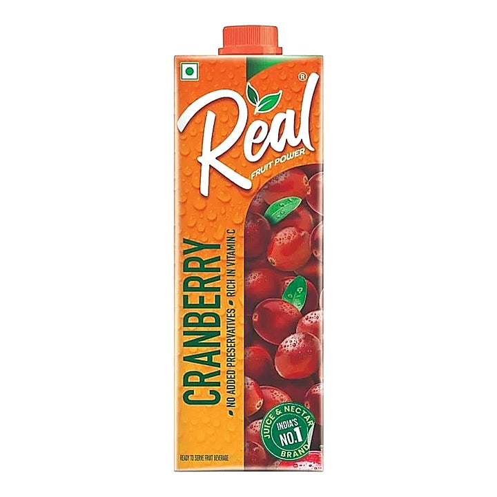 Real Cranberry Juice Tetrapak 1 ltr