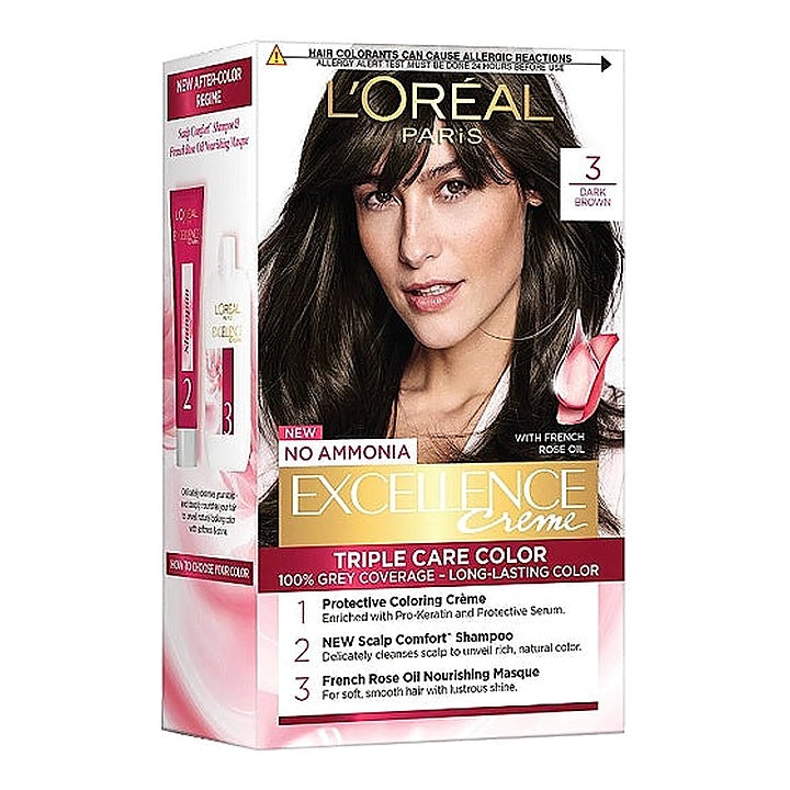 L'Oreal Paris Excellence Darkest Brown 3 172 ml