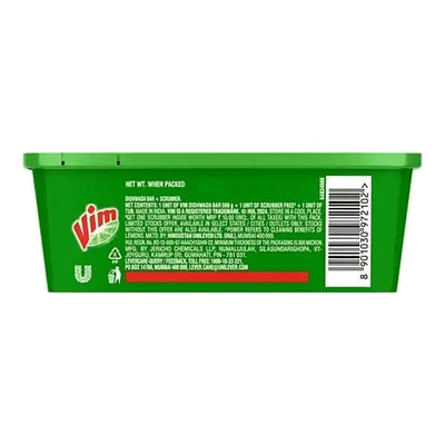 Vim Dishwash Bar Tub Lemon 500 g