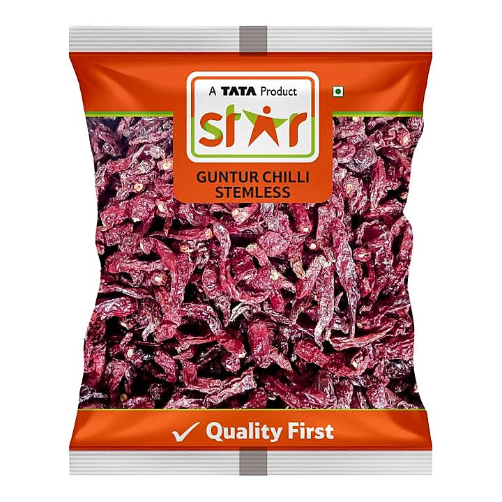 Star Whole Guntur Chilli Stem Less 200 g