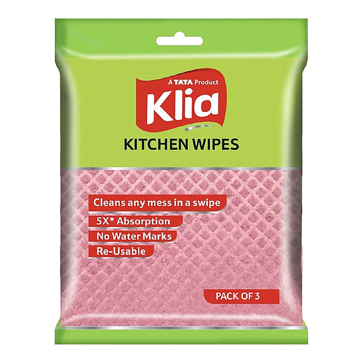 Klia Kitchen Wipes 18X20 Pack Of 3